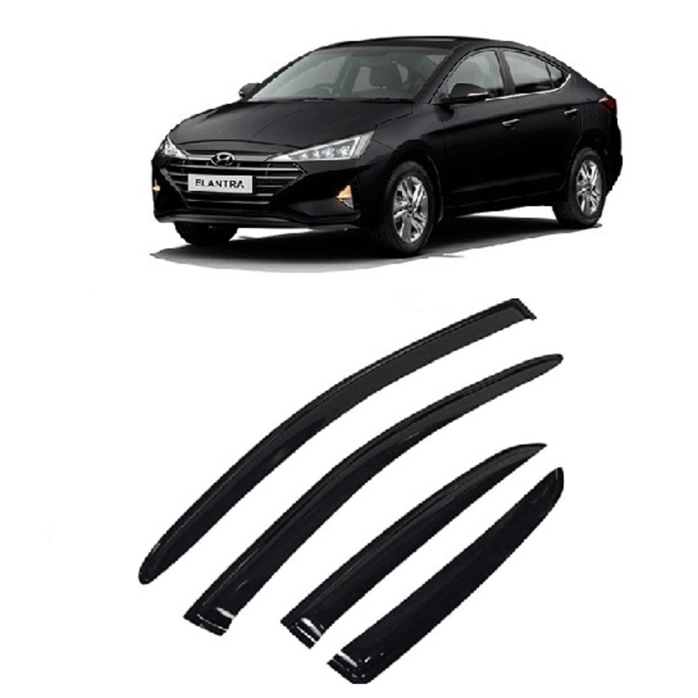 Rain Wind Door Visor Non Breakable Deflector Compatible with Elantra New